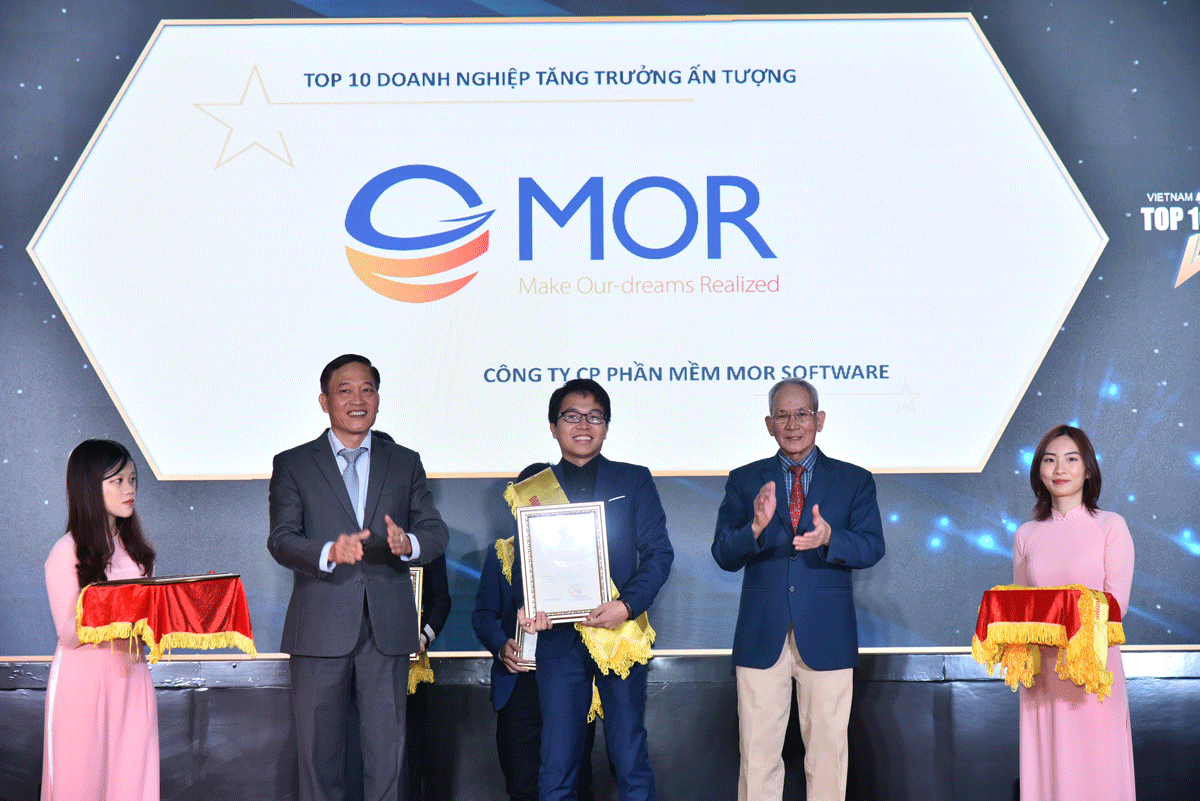 MOR Software as the Top 10 IT companies in Vietnam