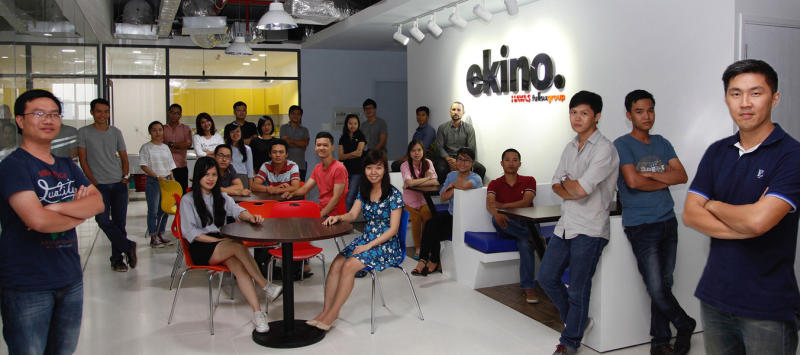 Ekino specializing in the Conception, Design, Development, and Maintenance of digital solutions